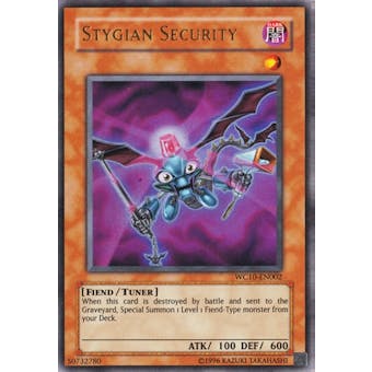 Yu-Gi-Oh Promotional Single Stygian Security Ultra Rare (WC10-EN002) - SLIGHT PLAY (SP)