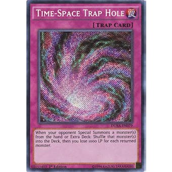 Yu-Gi-Oh MP15 1st Ed. Single Time-Space Trap Hole Secret Rare - NEAR MINT (NM)