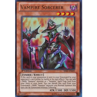 Yu-Gi-Oh Shadow Specters Single Vampire Sorcerer Ultra Rare - NEAR MINT (NM)