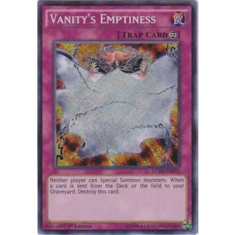 Yu-Gi-Oh Legendary Collection 5Ds 1st Ed. Single Vanity's Emptiness Secret Rare - NEAR MINT (NM)