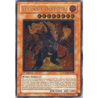 Yu-Gi-Oh FOTB Single Volcanic Doomfire Ultimate Rare - NEAR MINT (NM)