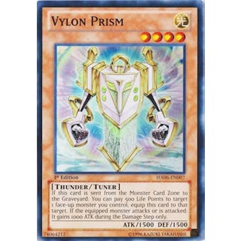 Yu-Gi-Oh Hidden Arsenal 6 1st Ed. Single Vylon Prism Super Rare - NEAR MINT (NM)