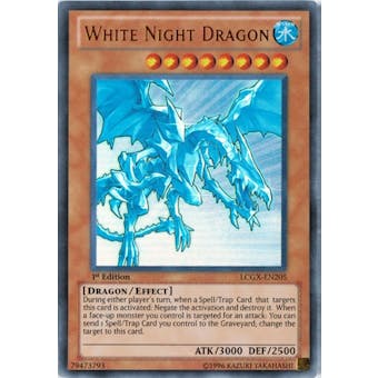 Yu-Gi-Oh Legendary Collection 1st Edition Single White Night Dragon Ultra Rare EN205