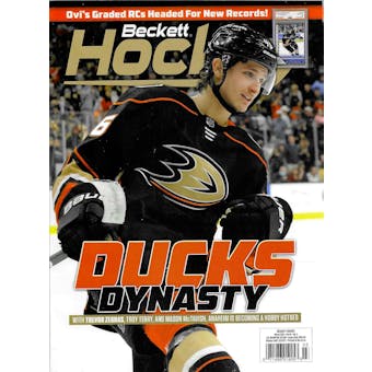 2022 Beckett Hockey Monthly Price Guide (#355 March) (Trevor Zegras)