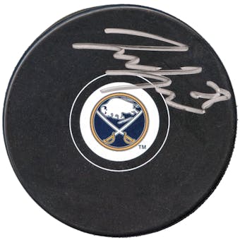 Zemgus Girgensons Autographed Buffalo Sabres Hockey Puck