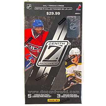 2010/11 Panini Zenith Hockey Hobby 3-Pack Box w/Memorabilia card!