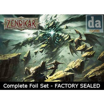 Magic the Gathering Zendikar Complete Set FOIL - FACTORY SEALED