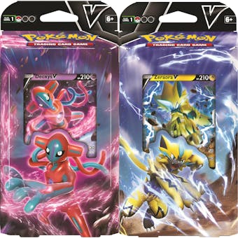 Pokemon Deoxys/Zeraora V Battle Deck Box (Presell)