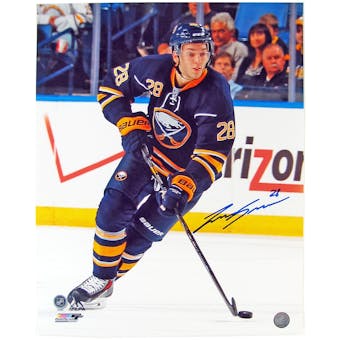 Zemgus Girgensons Autographed Buffalo Sabres 16x20 Hockey Photo