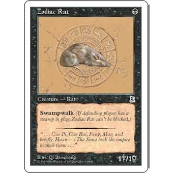 Magic the Gathering Portal 3: 3 Kingdoms Single Zodiac Rat - NEAR MINT (NM)