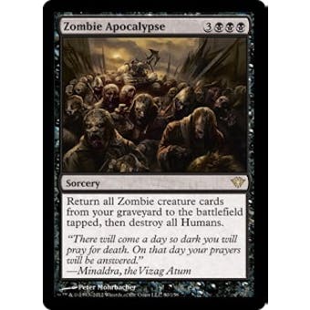 Magic the Gathering Dark Ascension Single Zombie Apocalypse Foil