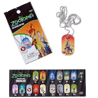 Zootopia Collectible Dog Tags Pack (Upper Deck 2016)